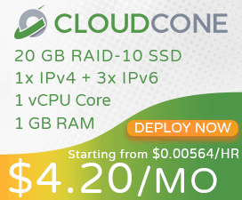 CloudCone VPS Features